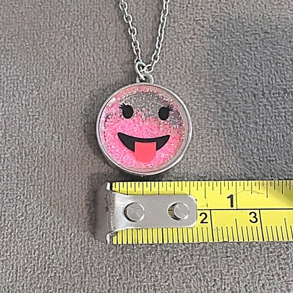 Emoji Pendant Necklace - Picture 6 of 7